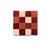 Full Tile Sample - Zellige Rouge Terra Rosa Dessert Bloom Checkerboard Clay Tile - 2" x 2" x 3/8" Glazed