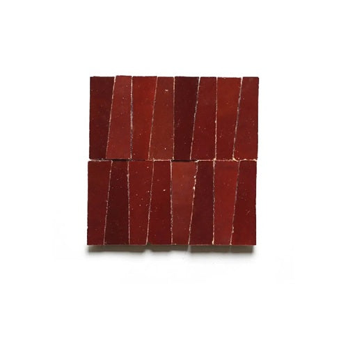 Zellige Clay Rouge Mosaic Glazed 1