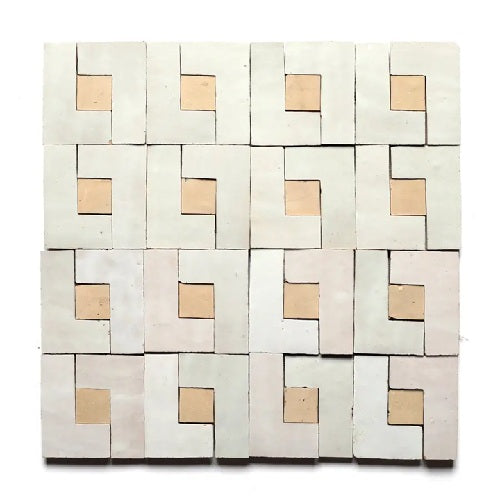 Zellige Clay Rubric 1 Mosaic Glazed 1