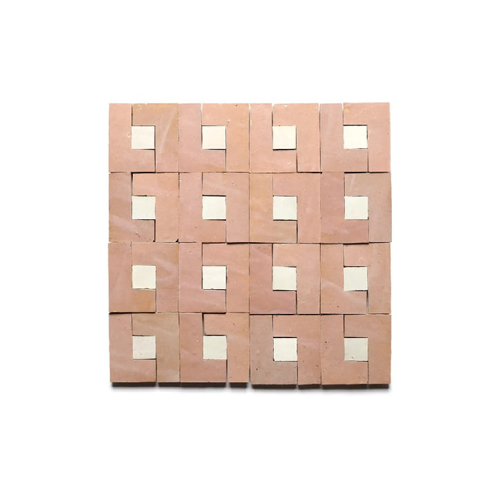 Zellige Clay Rubric 3 Mosaic Glazed 1