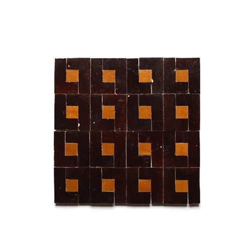 Zellige Clay Rubric 5 Mosaic Glazed 1