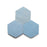 Full Tile Sample - Zellige Skylight Clay Tile - 3.5" x 4" Hexagon x 3/8" Glazed