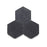 Full Tile Sample - Zellige Slate Gray Clay Tile - 3.5" x 4" Hexagon x 3/8" Glazed