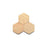 Full Tile Sample - Zellige Natural Clay Tile - 3.5" x 4" Hexagon x 3/8" Glazed