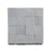 Full Tile Sample - Zellige Zinc Clay Tile - 2" x 2" x 3/8" Glazed