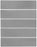 Full Tile Sample - Zen Conrete Deco Ceramic Tile - 3" x 12" Glossy