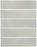 Full Tile Sample - Zen Creme Deco Ceramic Tile - 3" x 12" Glossy