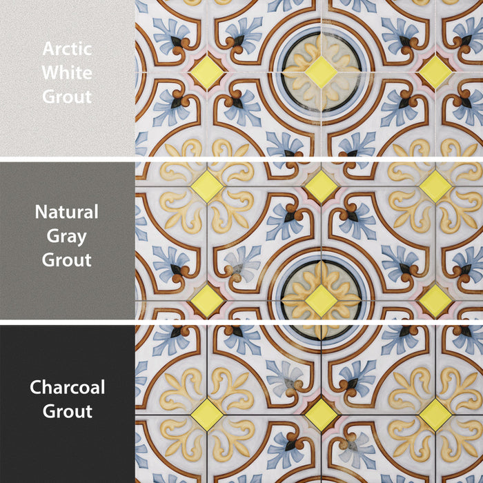 Vaudeville Porcelain Octagon Deco Diglas with Taco Lima Tile Matte 5