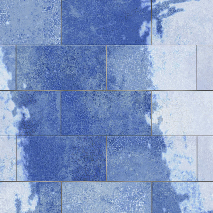Myst Ceramic Blue Lava Tile Glossy 1
