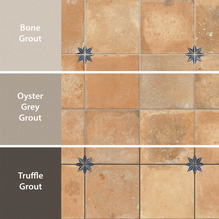 Kings Porcelain Nonna with Blue Star Tile Mixed 5