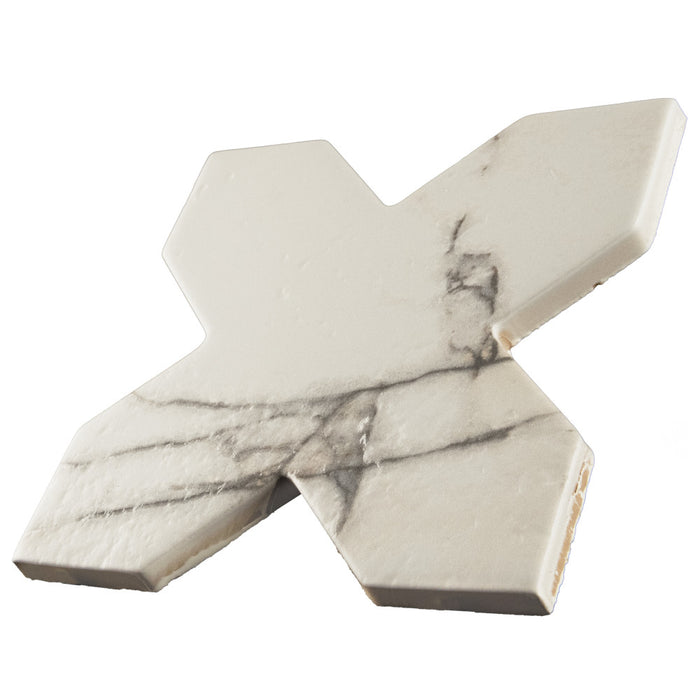 Istanbul Porcelain Templar Shield Night with Day Cross Tile Mixed 11