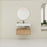 Plywood Imitative Oak Bathroom Vanity Imitative Oak 1