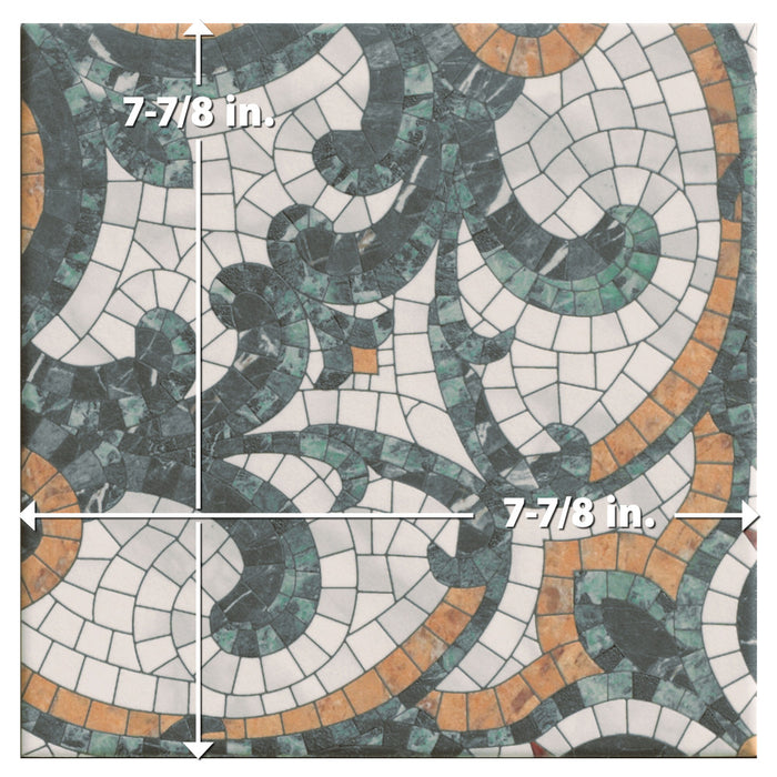 Versailles Porcelain Mosaico Palace Mosaic Satin 10