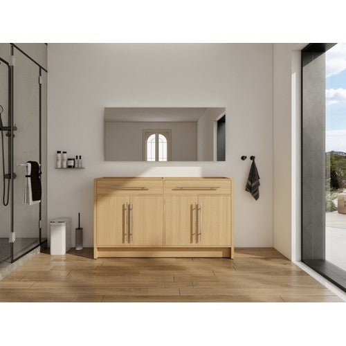 Plywood Oak Bathroom Vanity Oak 2