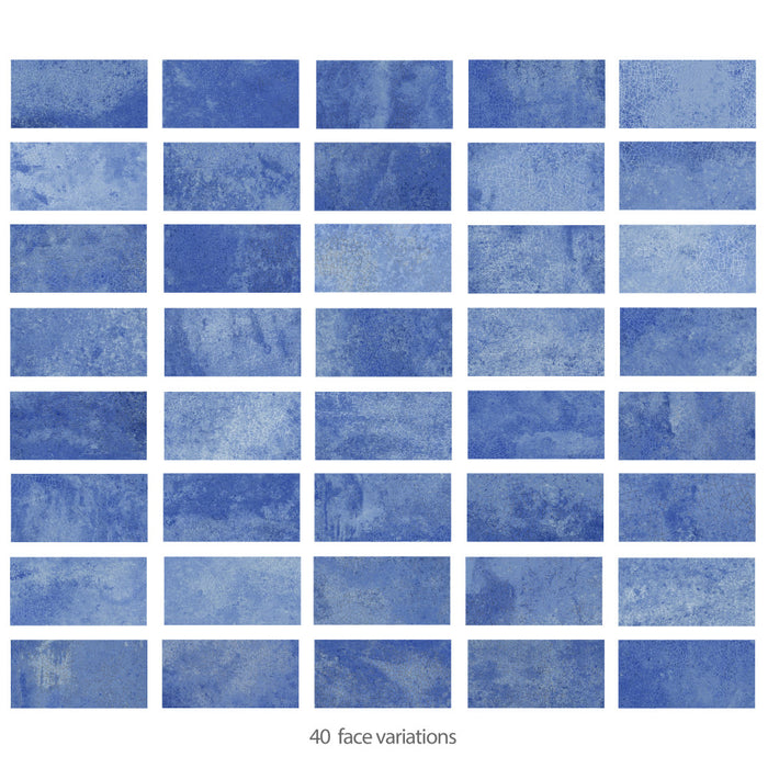 Myst Ceramic Blue Lava Tile Glossy 4