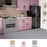 Vaudeville Porcelain Octagon Humo with Taco Pink Tile Matte 5