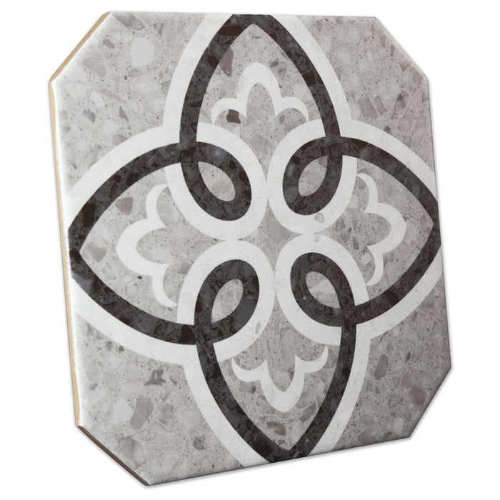 Riviera Porcelain Octagon Garde Gris Tile Matte 9