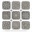 Laverton Porcelain Octagon Deco Sombra with Taco Gris Tile Matte 4