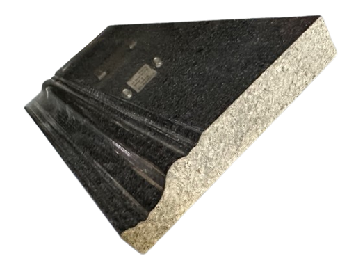 Absolute Black Polished Granite Baseboard - 4 3/4" x 12"
