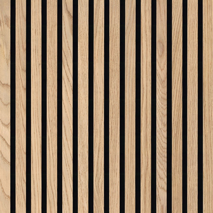 Acoustic Wood Slat Panel Wood Natural Tile Low Gloss 1