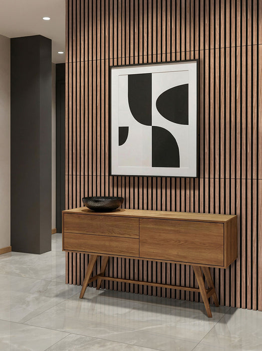 Acoustic Wood Slat Wood Harmony Sable Tile Low Gloss 3