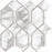 Adonis Porcelain Arabescato Mosaic Polished 1