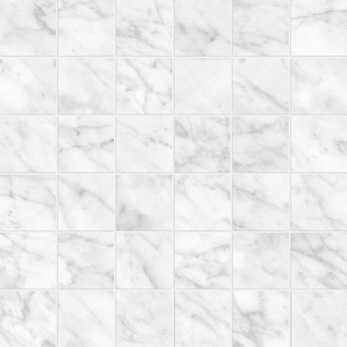 Adonis Porcelain Carrara Gioia Mosaic Honed 1