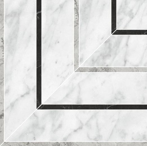 Adonis Carrara Gioia Porcelain Mosaic - Picco