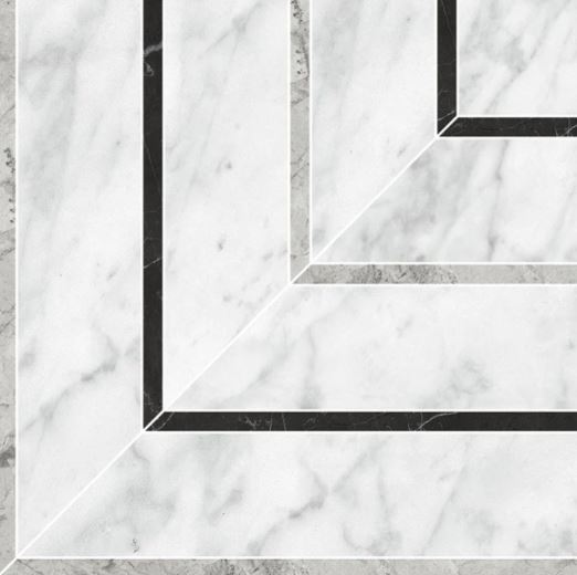 Adonis Carrara Gioia Porcelain Mosaic - Picco