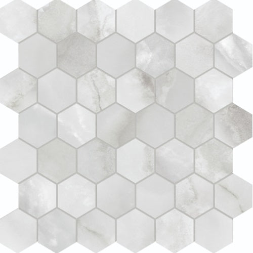 Adonis Porcelain Onyx Nuvolato Mosaic Polished 1