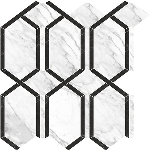 Adonis Porcelain Statuarietto Mosaic Polished 1