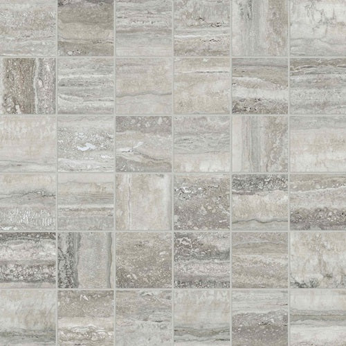 Adonis Porcelain Travertino Instrata Mosaic Honed 1