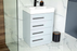 Adora Wood Light Grey Bathroom Vanity Light Grey 3