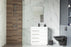 Adora Wood White Bathroom Vanity White 2
