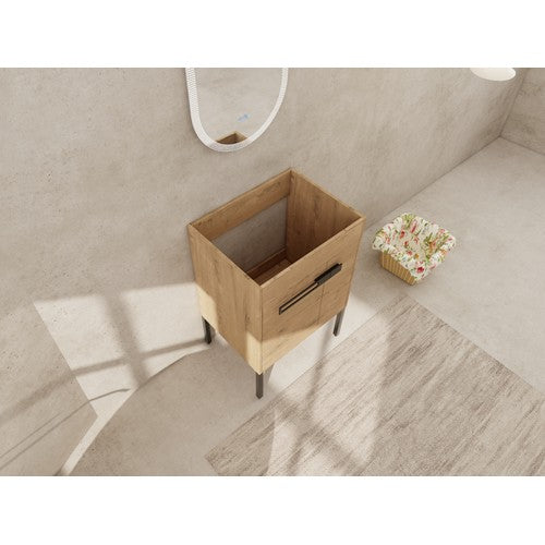Plywood Imitative Oak Bathroom Vanity Imitative Oak 2