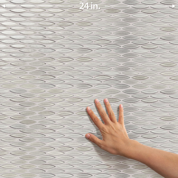 Pescado Porcelain Satin Stone Grey Mosaic Matte 7