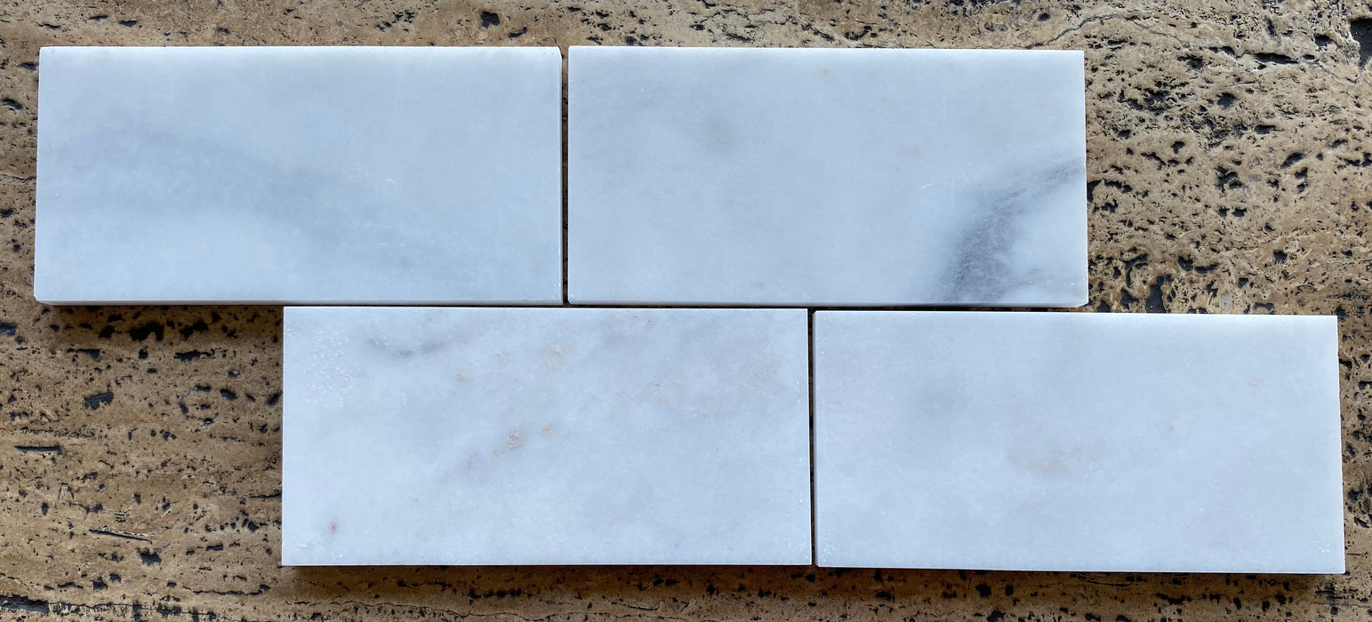 Afyon White Marble Tile - Polished