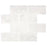 Full Tile Sample - Afyon White Marble Tile - 12" x 18" x 1/2" Honed