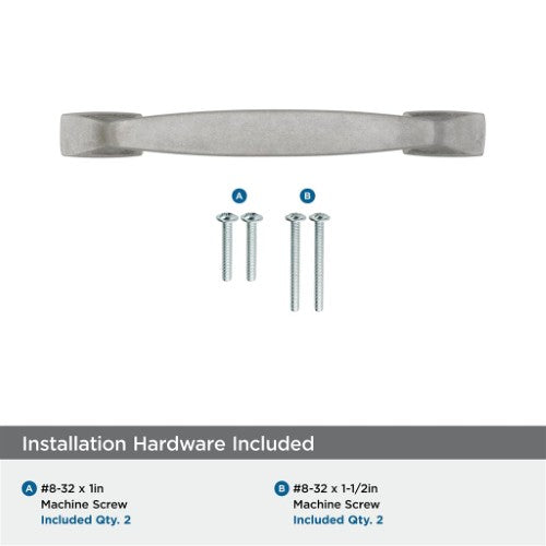 Highland Ridge Zinc Aged Pewter Cabinet Pull 17