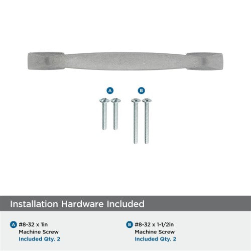 Highland Ridge Zinc Aged Pewter Cabinet Pull 18
