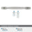 Highland Ridge Zinc Aged Pewter Cabinet Pull 16