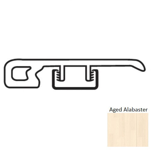 Saybrook Vinyl Aged Alabaster Saged End Cap Urethane 1