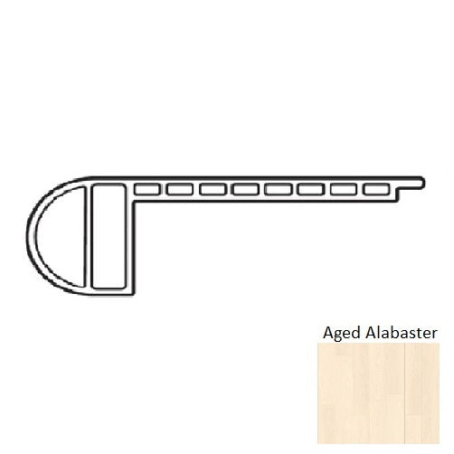 Saybrook Vinyl Aged Alabaster Saged Stair Nose Urethane 1