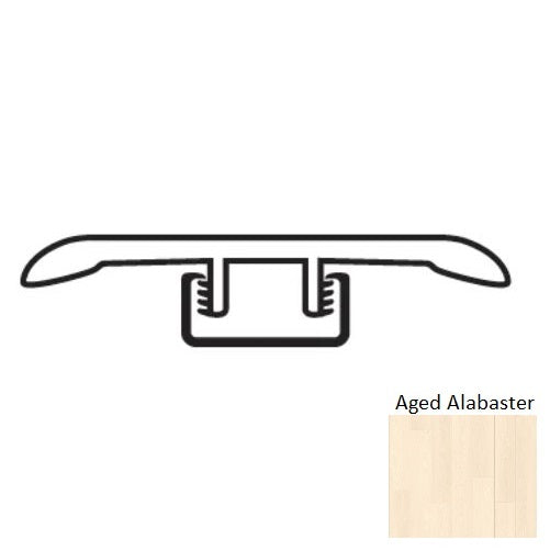 Saybrook Vinyl Aged Alabaster Saged T Molding Urethane 1