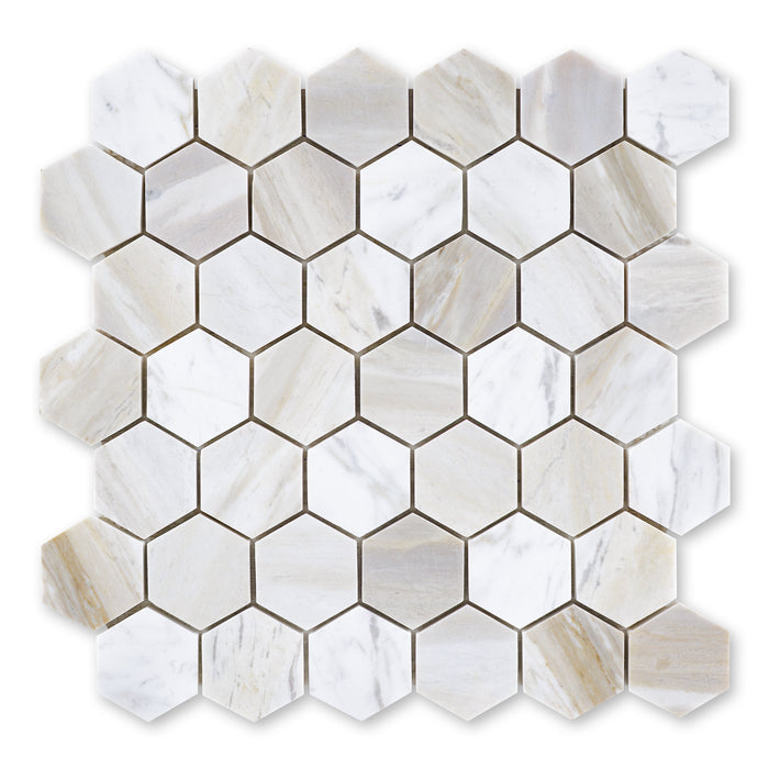Ajax Gold Marble Mosaic Honed 1