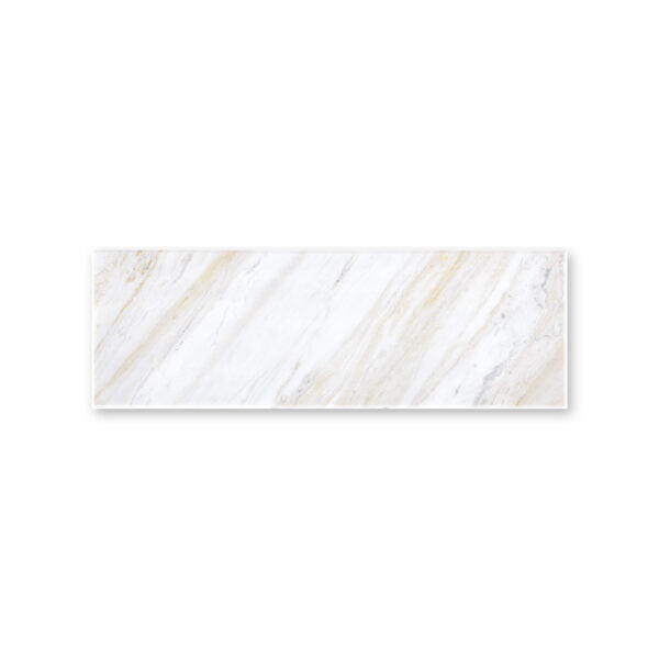 Full Tile Sample - Ajax Gold Marble Tile - 4" x 12" x 3/8" Honed