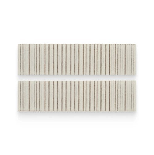 Akuza Moon Porcelain Tile - 2.5" x 9"  x  9 MM Ribbed