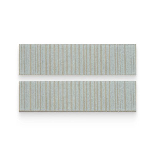 Akuza Sky Porcelain Tile - 2.5" x 9"  x  9 MM Ribbed