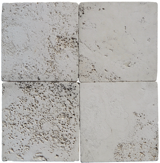 Full Tile Sample - Alabastrino Travertine Tile - 8" x 16" x 3/8" Tumbled