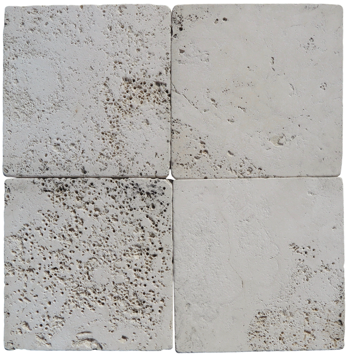 Full Tile Sample - Alabastrino Travertine Tile - 8" x 16" x 3/8" Tumbled